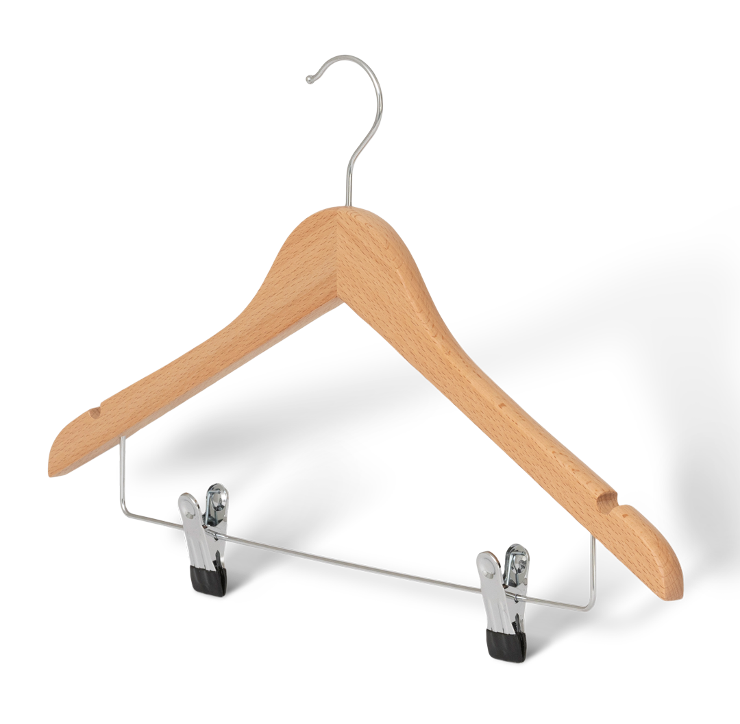 Graham hanger with hook and clips natural hangers bentley